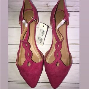 Charlotte Russe pink flats